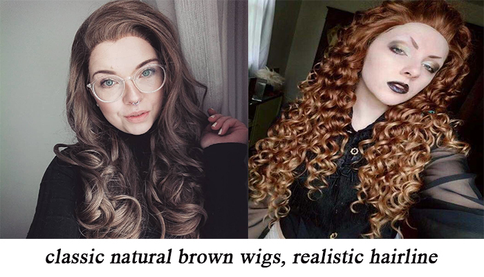 brown wig!